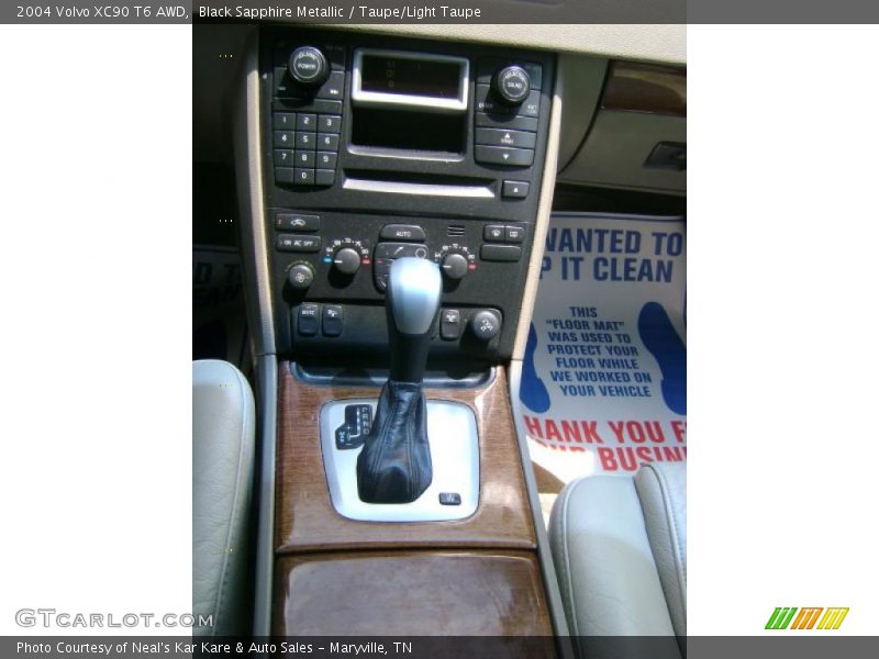 Black Sapphire Metallic / Taupe/Light Taupe 2004 Volvo XC90 T6 AWD