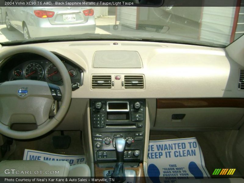 Black Sapphire Metallic / Taupe/Light Taupe 2004 Volvo XC90 T6 AWD