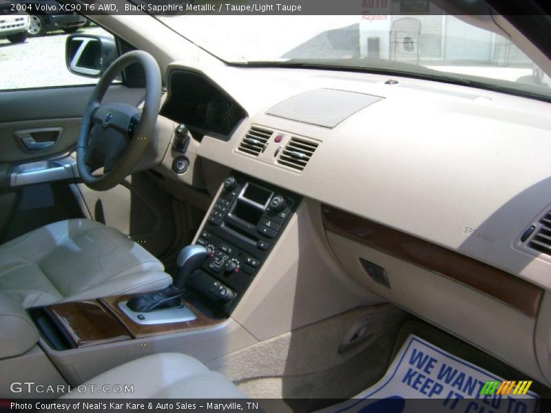 Black Sapphire Metallic / Taupe/Light Taupe 2004 Volvo XC90 T6 AWD