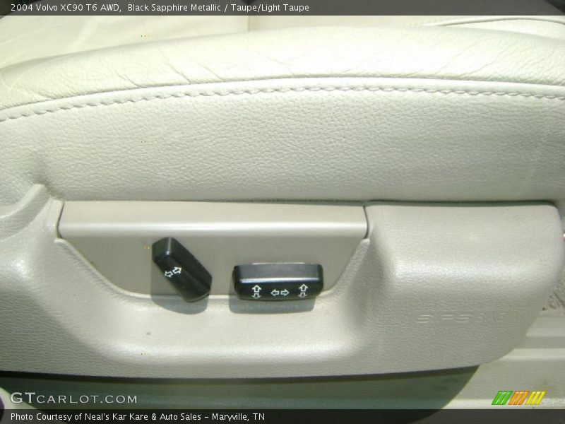 Black Sapphire Metallic / Taupe/Light Taupe 2004 Volvo XC90 T6 AWD