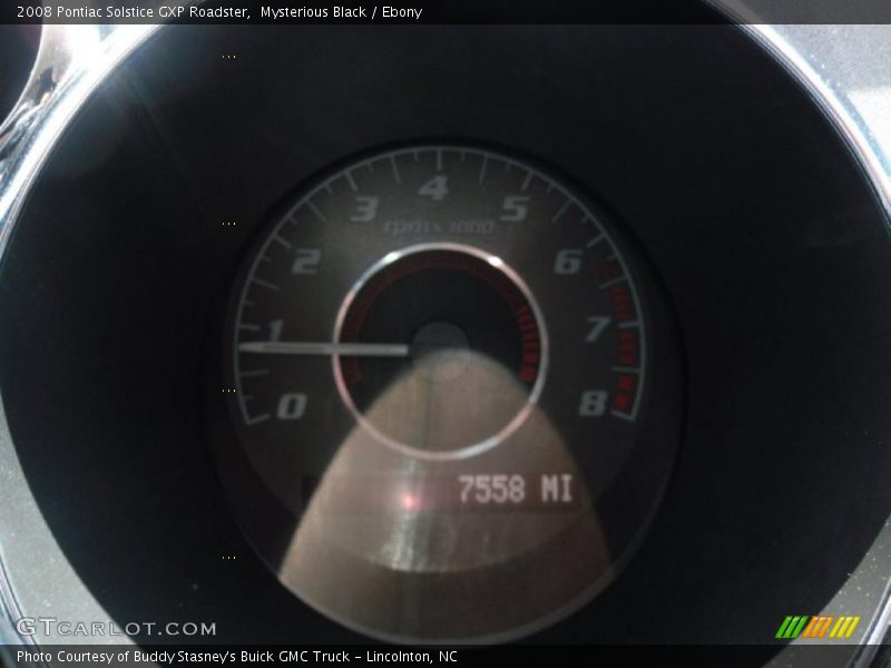 Mysterious Black / Ebony 2008 Pontiac Solstice GXP Roadster