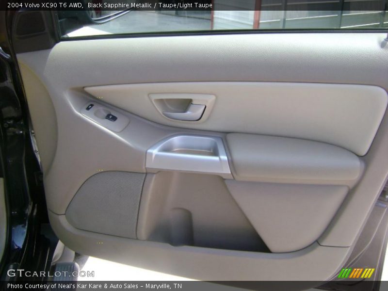 Black Sapphire Metallic / Taupe/Light Taupe 2004 Volvo XC90 T6 AWD
