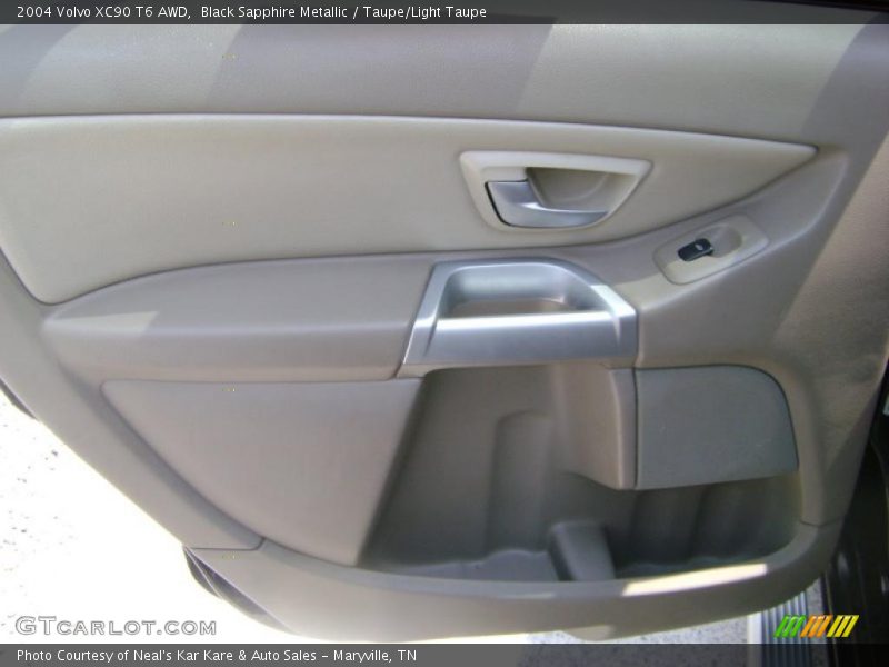 Black Sapphire Metallic / Taupe/Light Taupe 2004 Volvo XC90 T6 AWD