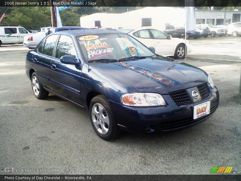 Blue Dusk Metallic / Sage 2006 Nissan Sentra 1.8 S