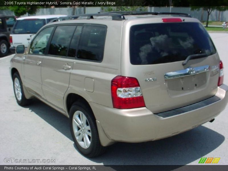 Sonora Gold Metallic / Ivory Beige 2006 Toyota Highlander Hybrid