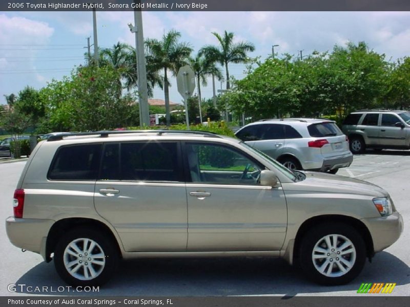 Sonora Gold Metallic / Ivory Beige 2006 Toyota Highlander Hybrid