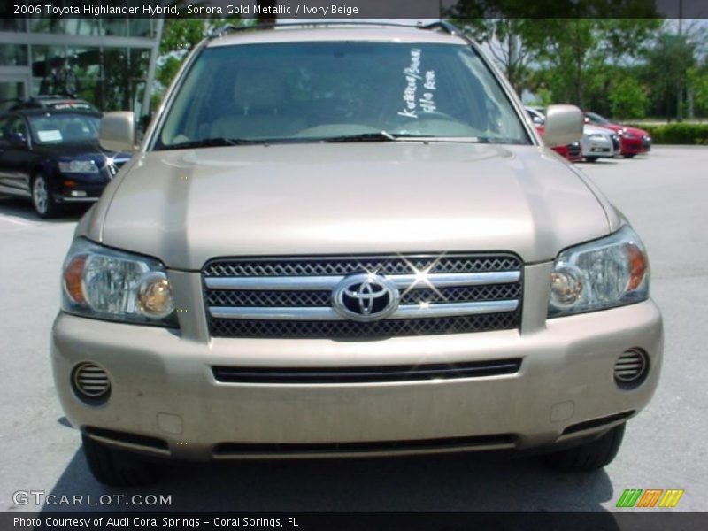 Sonora Gold Metallic / Ivory Beige 2006 Toyota Highlander Hybrid