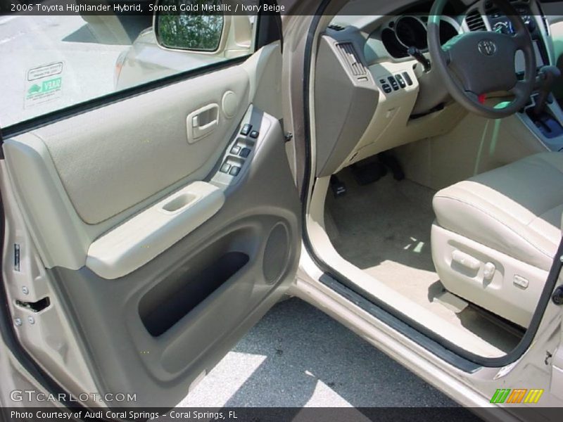 Sonora Gold Metallic / Ivory Beige 2006 Toyota Highlander Hybrid