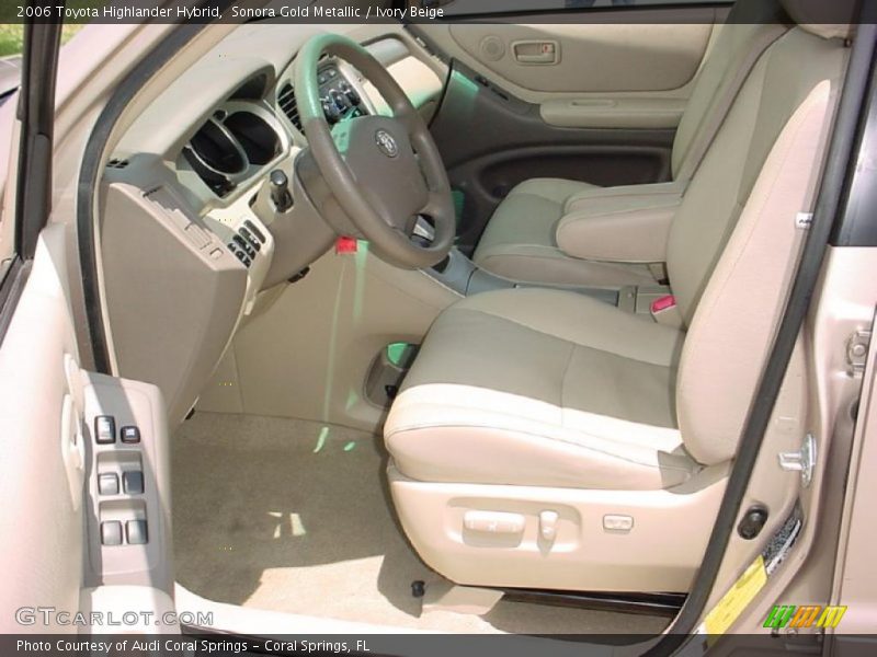 Sonora Gold Metallic / Ivory Beige 2006 Toyota Highlander Hybrid