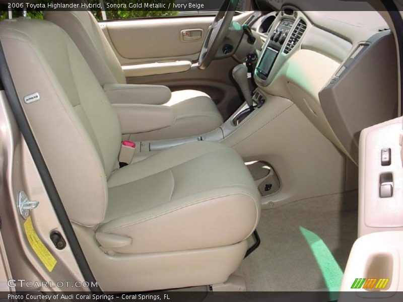 Sonora Gold Metallic / Ivory Beige 2006 Toyota Highlander Hybrid