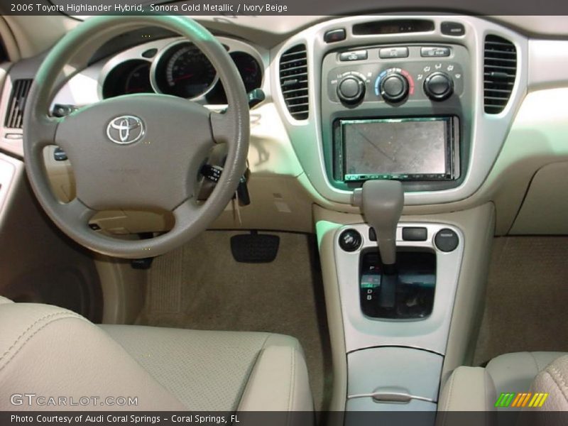 Sonora Gold Metallic / Ivory Beige 2006 Toyota Highlander Hybrid