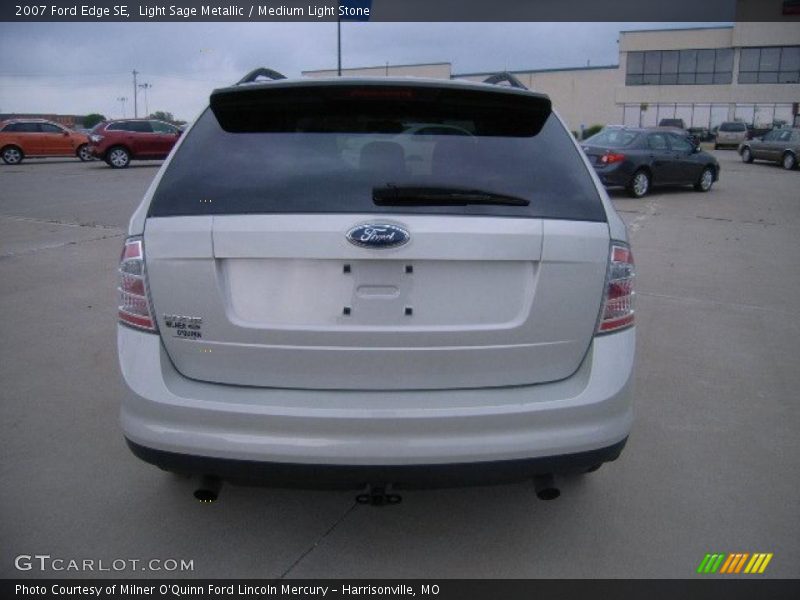 Light Sage Metallic / Medium Light Stone 2007 Ford Edge SE