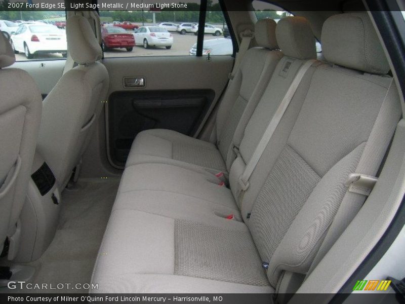 Light Sage Metallic / Medium Light Stone 2007 Ford Edge SE