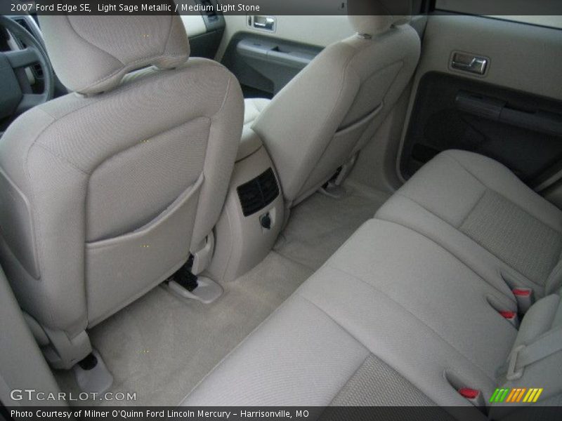 Light Sage Metallic / Medium Light Stone 2007 Ford Edge SE