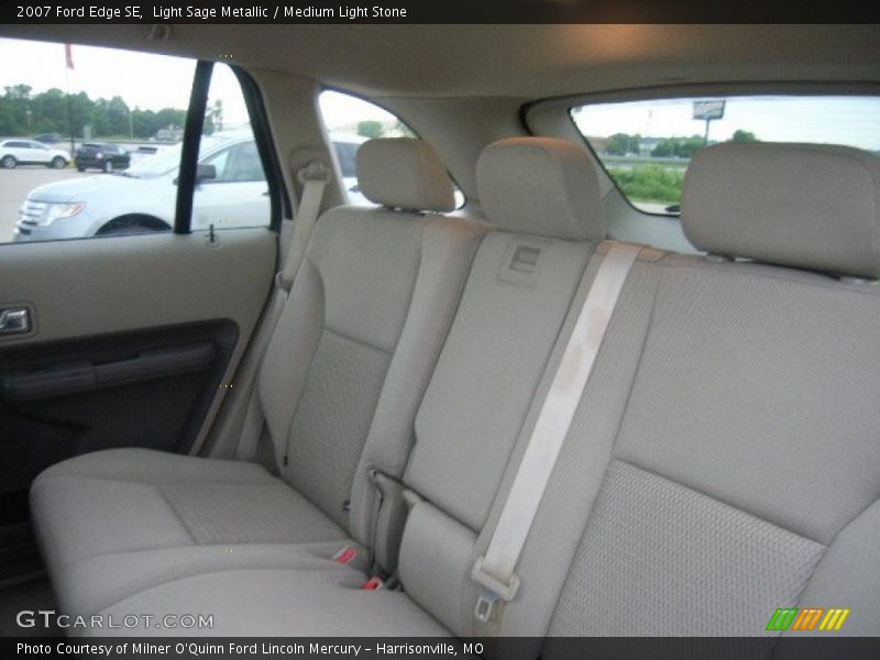 Light Sage Metallic / Medium Light Stone 2007 Ford Edge SE