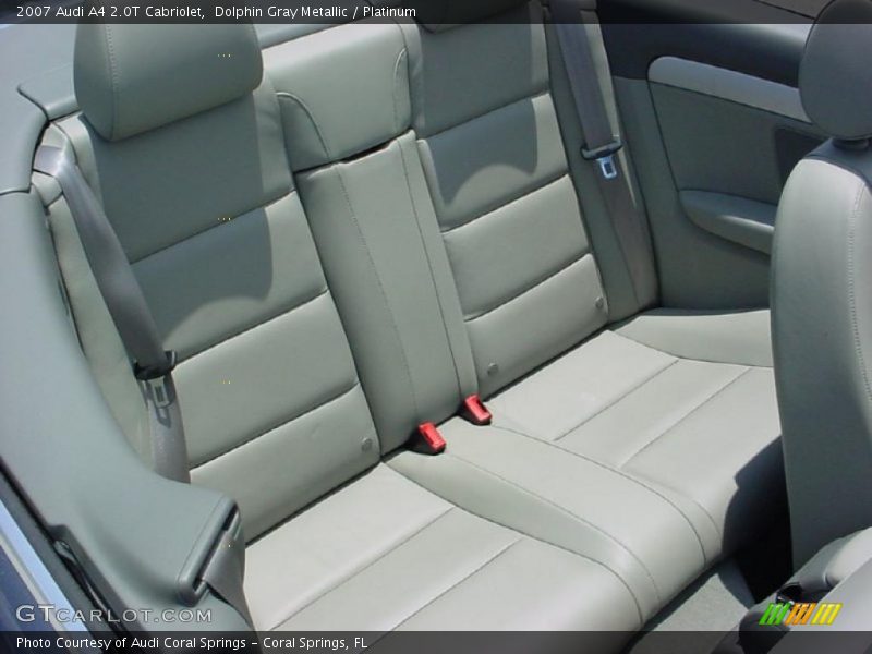 Dolphin Gray Metallic / Platinum 2007 Audi A4 2.0T Cabriolet