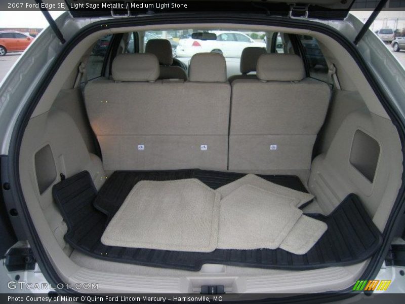 Light Sage Metallic / Medium Light Stone 2007 Ford Edge SE