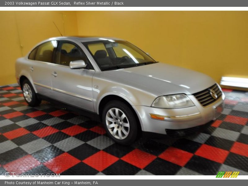 Reflex Silver Metallic / Black 2003 Volkswagen Passat GLX Sedan