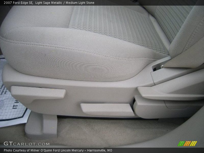 Light Sage Metallic / Medium Light Stone 2007 Ford Edge SE