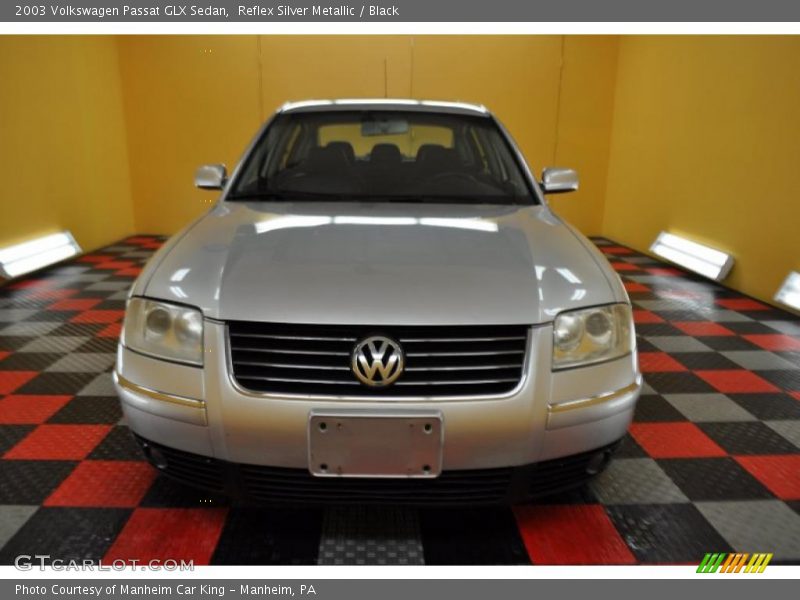 Reflex Silver Metallic / Black 2003 Volkswagen Passat GLX Sedan