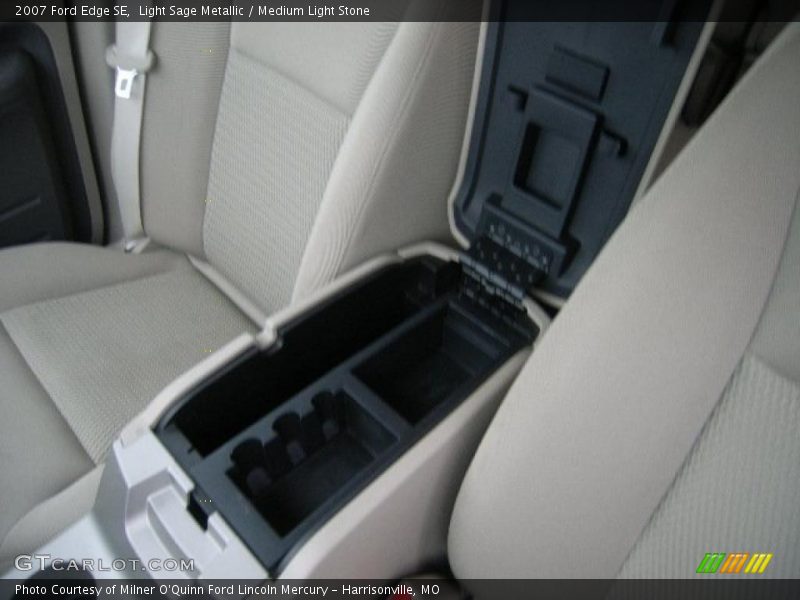 Light Sage Metallic / Medium Light Stone 2007 Ford Edge SE