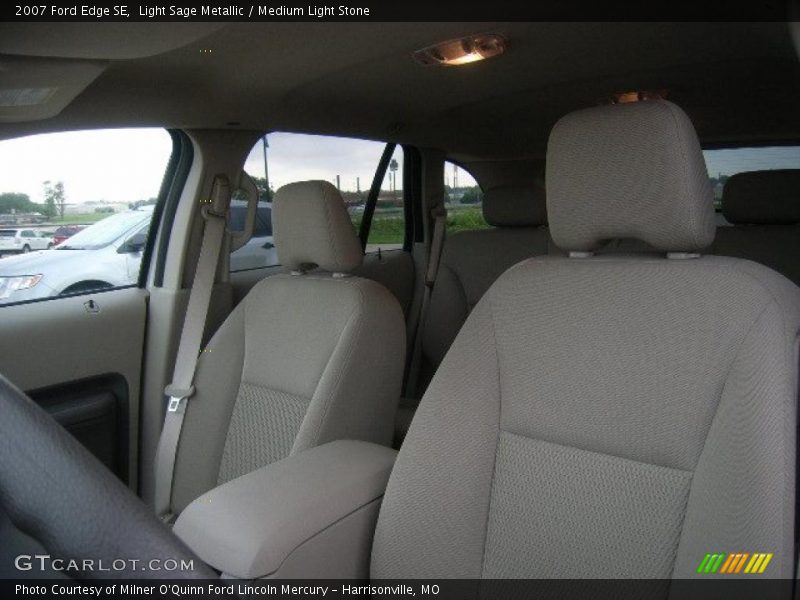 Light Sage Metallic / Medium Light Stone 2007 Ford Edge SE