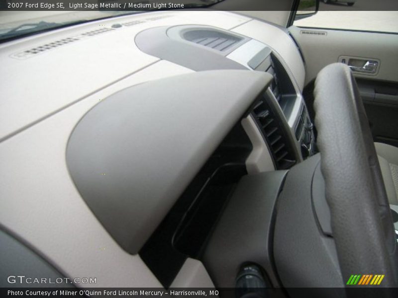 Light Sage Metallic / Medium Light Stone 2007 Ford Edge SE