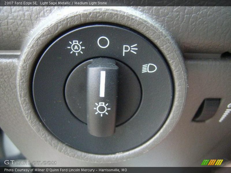 Light Sage Metallic / Medium Light Stone 2007 Ford Edge SE