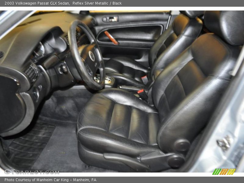 Reflex Silver Metallic / Black 2003 Volkswagen Passat GLX Sedan
