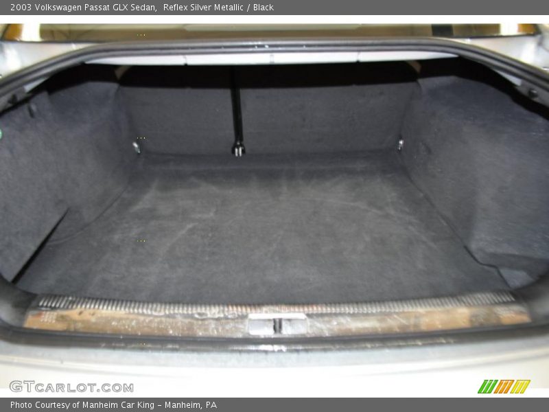 Reflex Silver Metallic / Black 2003 Volkswagen Passat GLX Sedan
