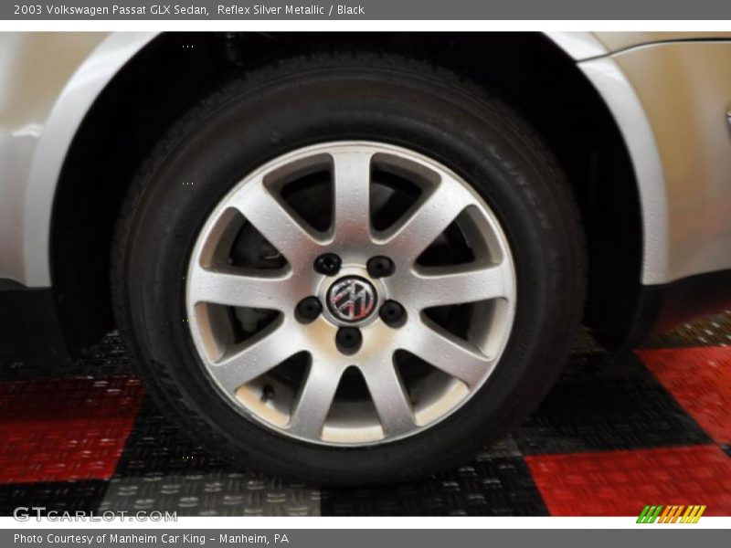 Reflex Silver Metallic / Black 2003 Volkswagen Passat GLX Sedan
