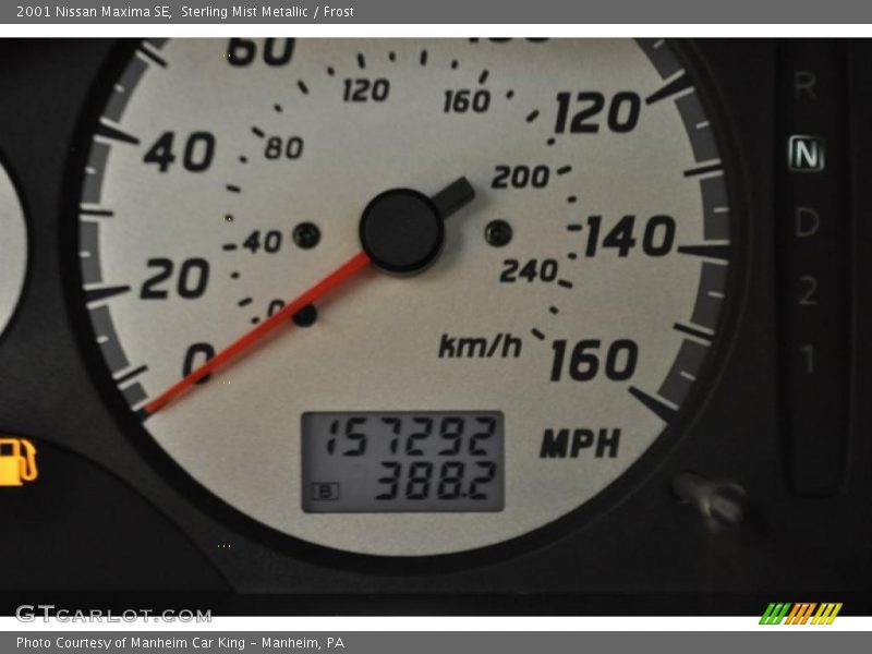 Sterling Mist Metallic / Frost 2001 Nissan Maxima SE