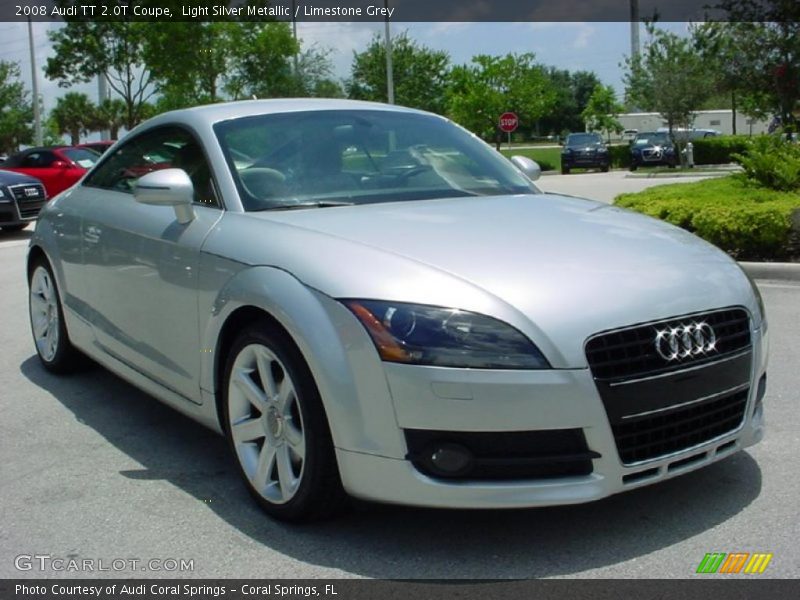 Light Silver Metallic / Limestone Grey 2008 Audi TT 2.0T Coupe