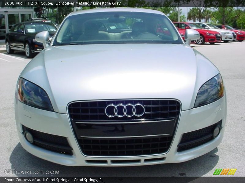 Light Silver Metallic / Limestone Grey 2008 Audi TT 2.0T Coupe