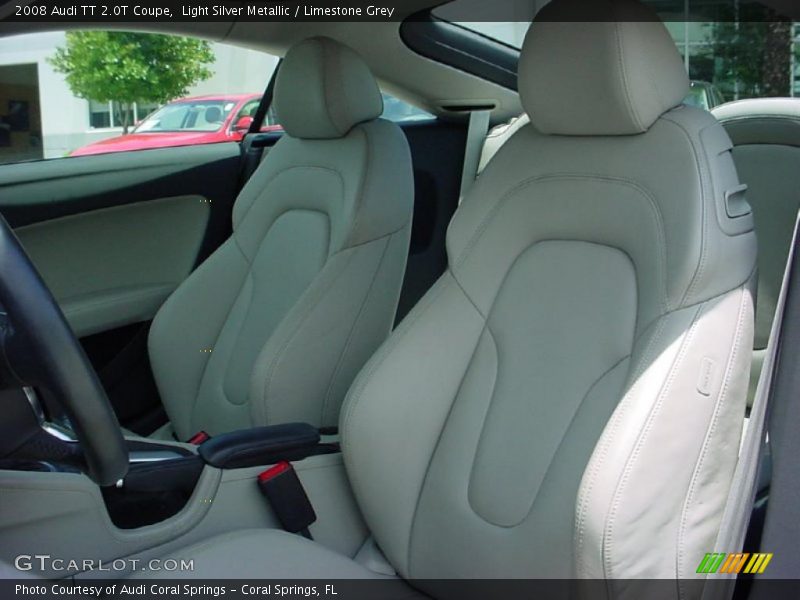 Light Silver Metallic / Limestone Grey 2008 Audi TT 2.0T Coupe