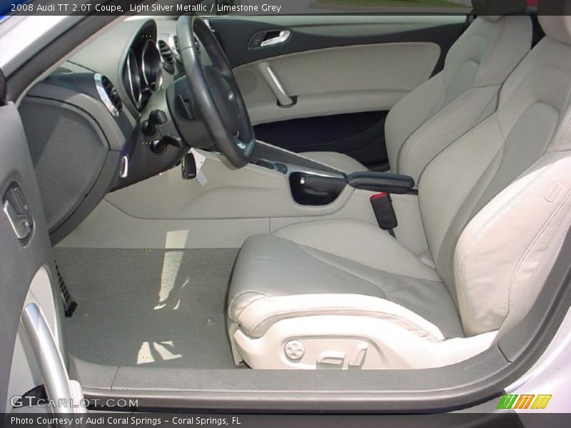Light Silver Metallic / Limestone Grey 2008 Audi TT 2.0T Coupe