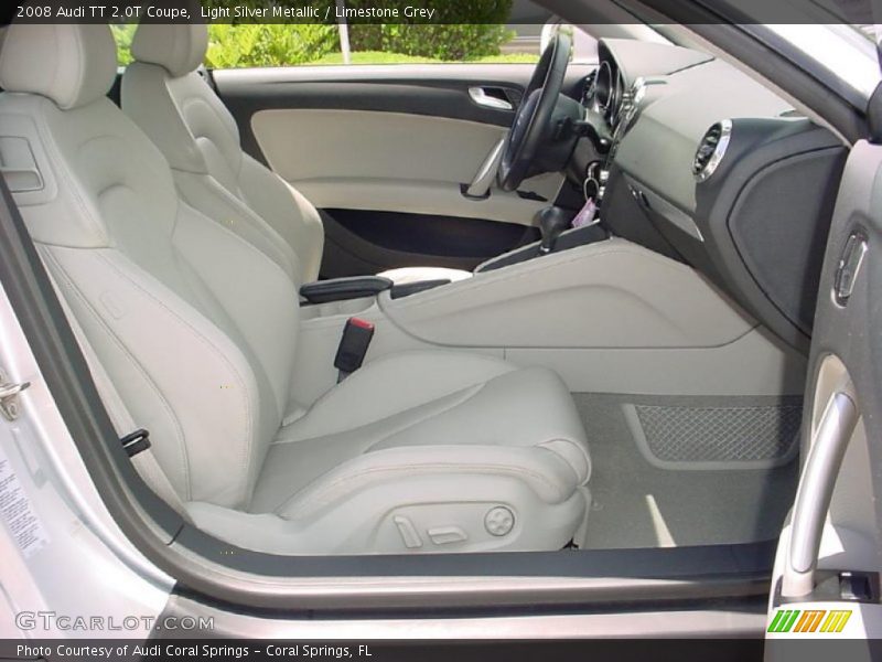 Light Silver Metallic / Limestone Grey 2008 Audi TT 2.0T Coupe