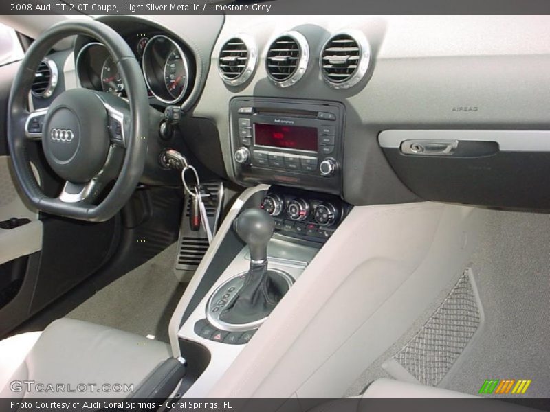 Light Silver Metallic / Limestone Grey 2008 Audi TT 2.0T Coupe
