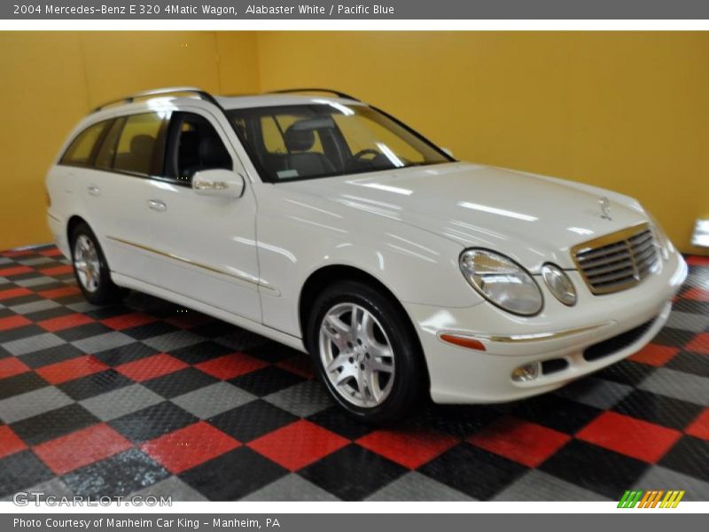 Alabaster White / Pacific Blue 2004 Mercedes-Benz E 320 4Matic Wagon