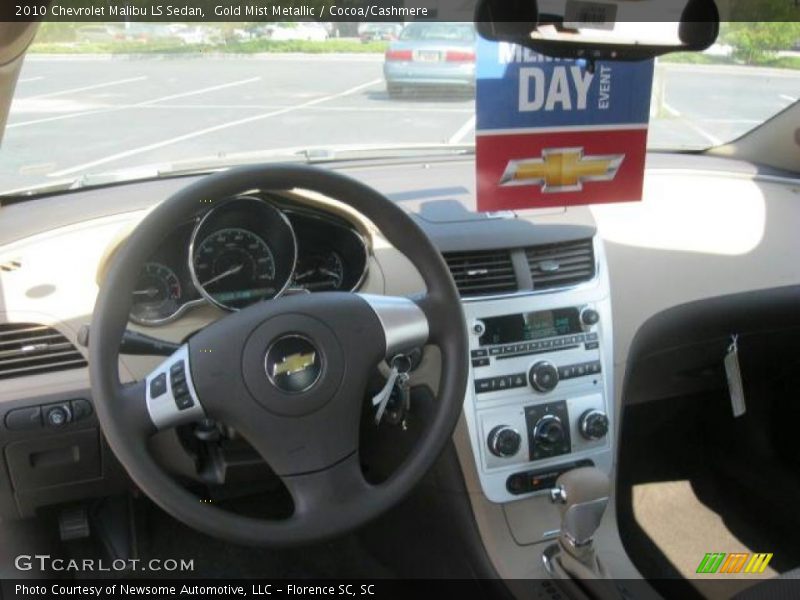 Gold Mist Metallic / Cocoa/Cashmere 2010 Chevrolet Malibu LS Sedan