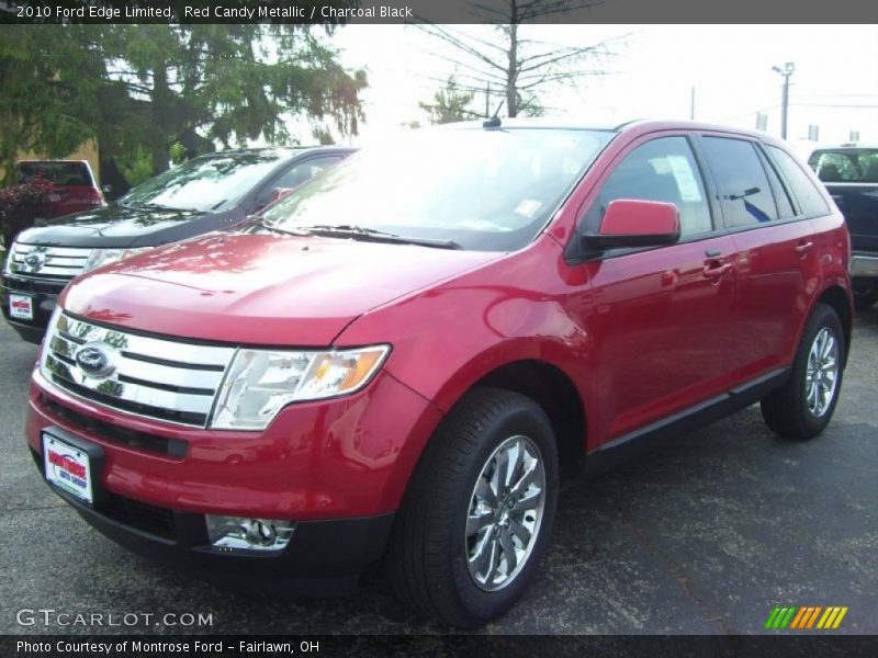 Red Candy Metallic / Charcoal Black 2010 Ford Edge Limited