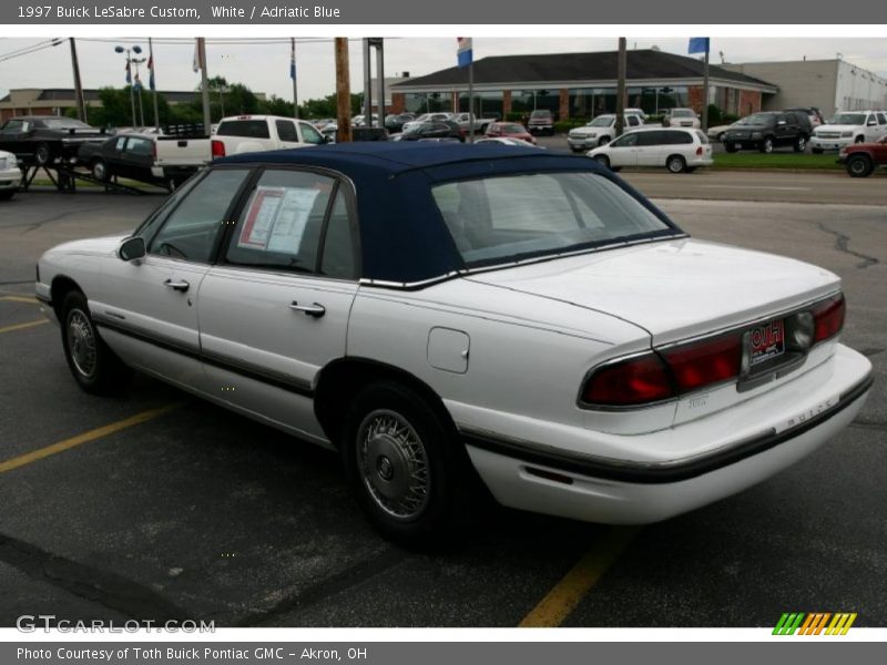 White / Adriatic Blue 1997 Buick LeSabre Custom