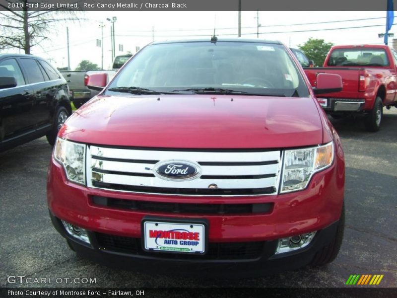 Red Candy Metallic / Charcoal Black 2010 Ford Edge Limited