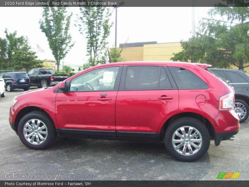 Red Candy Metallic / Charcoal Black 2010 Ford Edge Limited