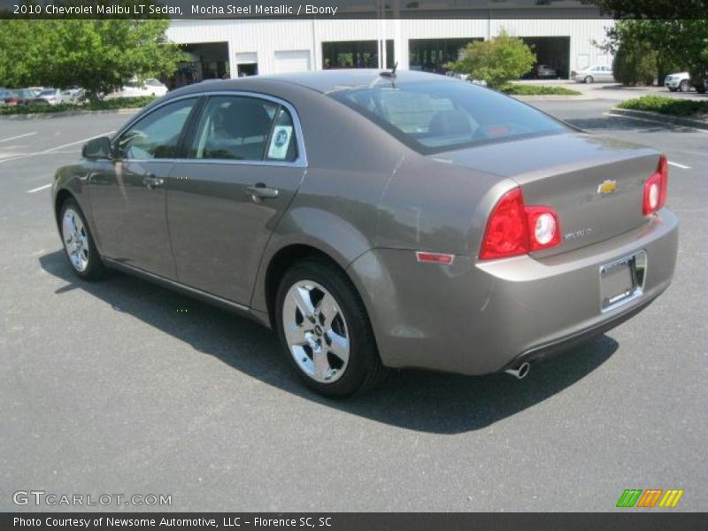 Mocha Steel Metallic / Ebony 2010 Chevrolet Malibu LT Sedan