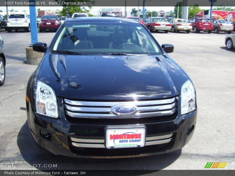Black / Charcoal Black 2007 Ford Fusion SE V6