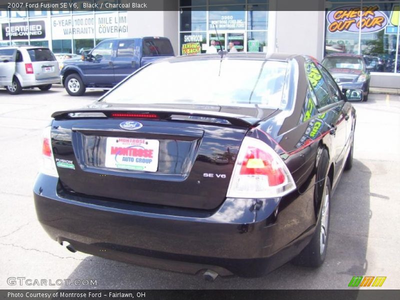 Black / Charcoal Black 2007 Ford Fusion SE V6