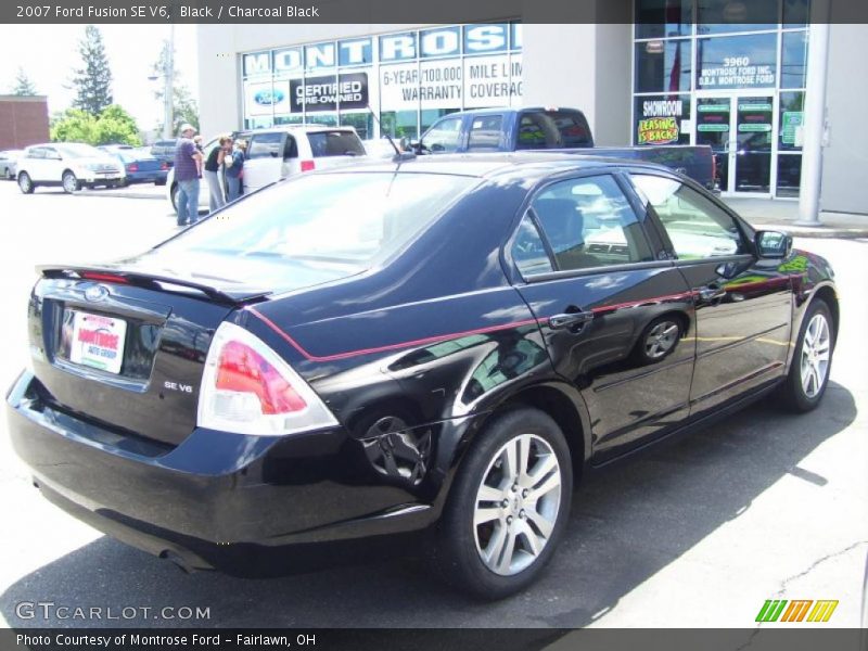 Black / Charcoal Black 2007 Ford Fusion SE V6
