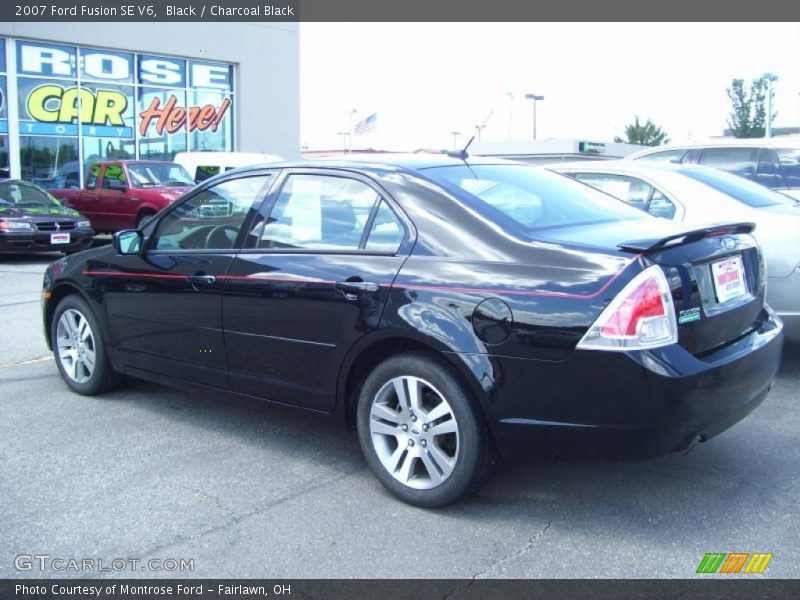 Black / Charcoal Black 2007 Ford Fusion SE V6