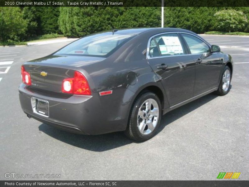 Taupe Gray Metallic / Titanium 2010 Chevrolet Malibu LT Sedan